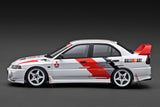 1:18 Mitsubishi Lancer Evolution IV (CN9A) -- Ralliart White -- Ignition IG3786