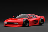 (Pre-Order) 1:18 Ferrari 512 by Liberty Walk -- Red/Black -- Ignition Model IG3791