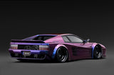 (Pre-Order) 1:18 Ferrari 512 by Liberty Walk -- Purple Metallic -- Ignition Model IG3792