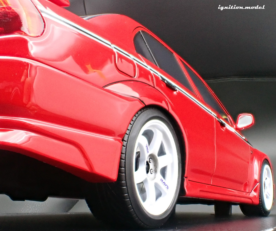 Ignition Model Mitsubishi Lancer Evo VI GSR T.M.E - Rouge, Résine, échelle 1/18, Neuve