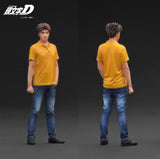 1:18 Initial D -- Mazda RX-7 (FD3S) Yellow w/Mr. Keisuke Takahashi -- Ignition IG3800
