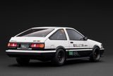 1:18 Toyota Corolla Levin 3Dr (AE86) BEV -- Initial D White/Black -- Ignition IG3807