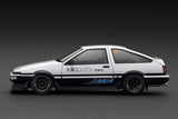 1:18 Toyota Sprinter Trueno 3Dr (AE86) H2 -- Initial D White/Black -- Ignition IG3809