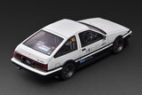 1:18 Toyota Sprinter Trueno 3Dr (AE86) H2 -- Initial D White/Black -- Ignition IG3809