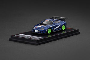 1:64 Toyota Supra (JZA80) RZ -- #9 WedSports Blue -- Ignition Model IG