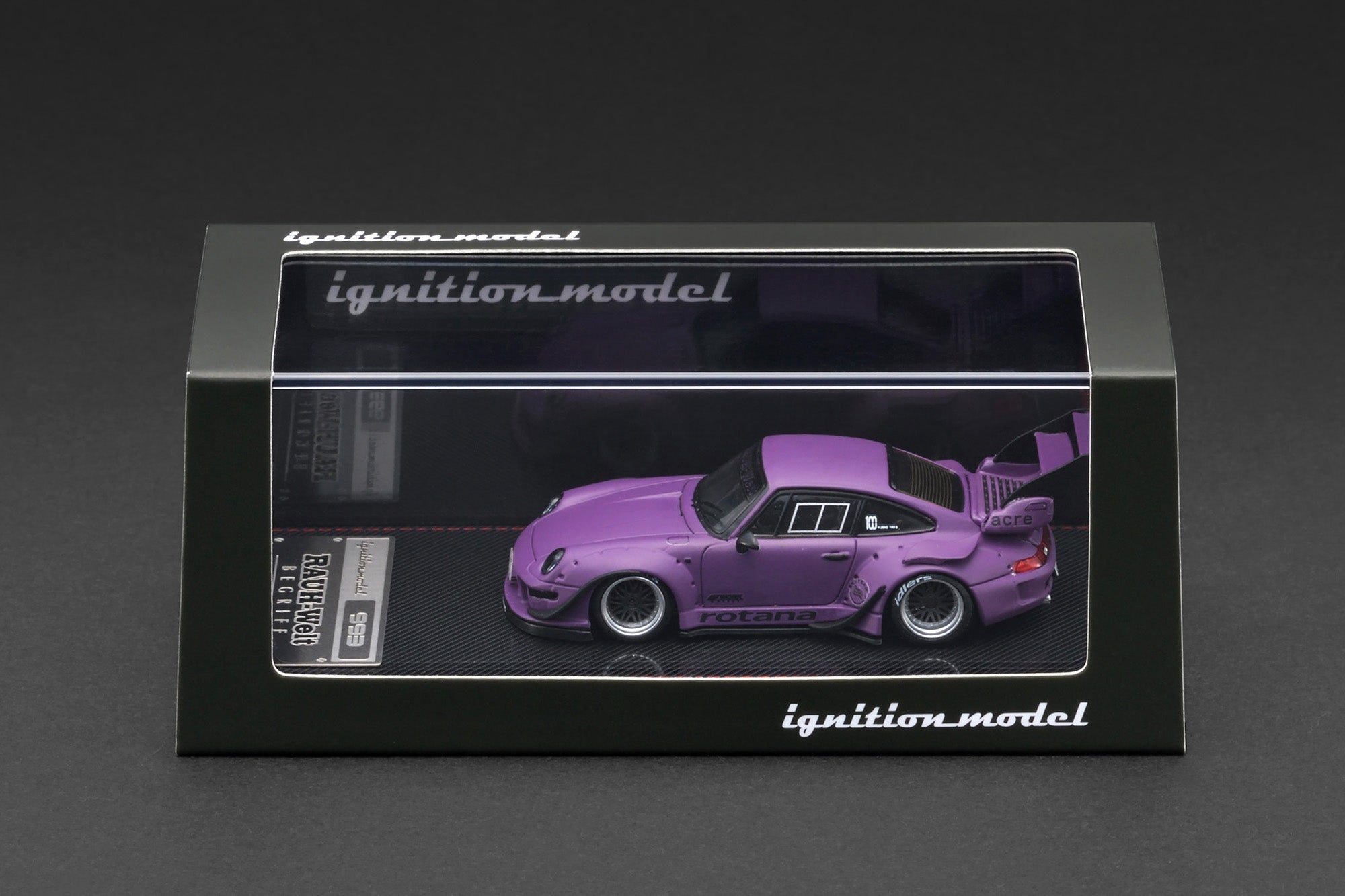 1:64 RWB 993 (Porsche 911) -- Matte Purple -- Ignition Model IG3871