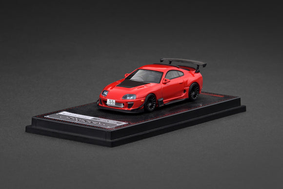 【1/64】 Toyota Supra (JZA80) RS★R Ignition Model x MY64 Exclusive 1/64 Toyota Supra (JZA80) RZ White
