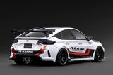 (Pre-Order) 1:18 Honda Civic Type-R J'S Racing (FL5) -- Demo Car - White -- Ignition Model IG3933