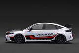 (Pre-Order) 1:18 Honda Civic Type-R J'S Racing (FL5) -- Demo Car - White -- Ignition Model IG3933