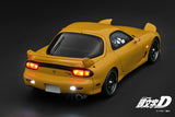(Pre-Order) 1:18 Initial D w/LED Lights -- Mazda RX-7 (FD3S) Yellow -- Ignition Model IG3940