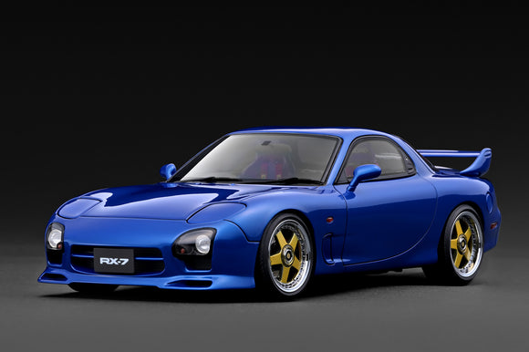 Pre-Order) 1:18 Mazda RX-7 MazdaSpeed A-spec (FD3S) -- Blue Metallic
