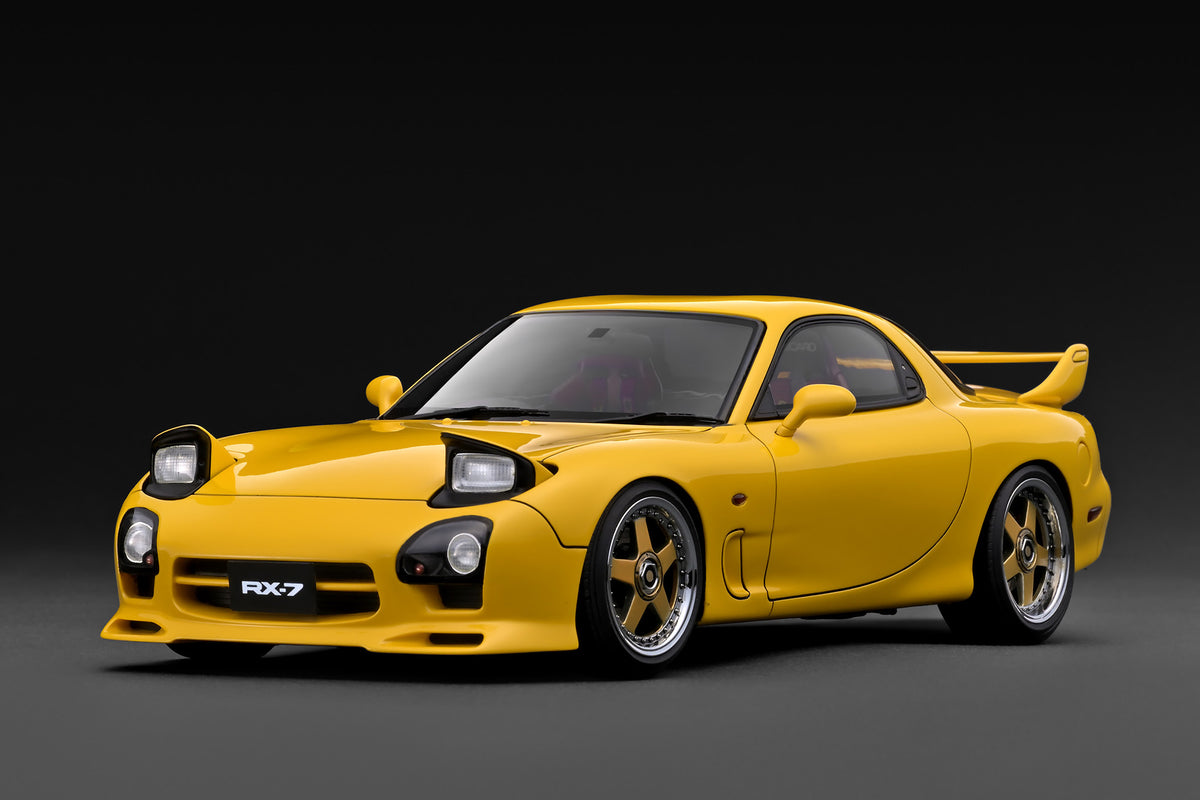 Mazbaspeed Rx7 (Pre-Order) 1:18 Mazda RX-7 MazdaSpeed A-spec (FD3S) -- Yellow -- Igni