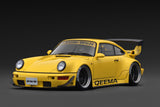 (Pre-Order) 1:18 RWB 964 (Porsche 911) -- "Qeema" Yellow -- Ignition Model IG3949