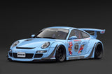 (Pre-Order) 1:18 RWB 997 (Porsche 911) -- "Raspberry Beret" #42 Blue -- Ignition Model IG3958