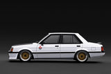 (Pre-Order) 1:18 Mitsubishi Lancer EX GSR Turbo (A175A) -- White w/Black Hood -- Ignition Model IG3967