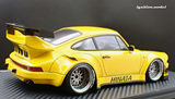 (Pre-Order) 1:18 RWB 930 (Porsche 911) -- "Hinata" Yellow -- Ignition Model IG3621