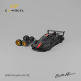 1:64 Pagani Zonda R Revolucion -- Carbon Black -- CM-Model