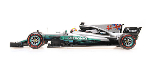 1:18 2017 Lewis Hamilton -- World Champion -- Mercedes-AMG W08 -- Mini