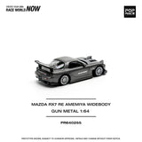 1:64 Mazda RX-7 (FD3S) RE-AMEMIYA Widebody -- Gun Metal Grey -- Pop Race
