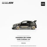 1:64 Toyota GR Yaris Pandem Rocket Bunny -- Dark Chrome -- Pop Race