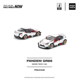 (Pre-Order) 1:64 Toyota GR86 PANDEM -- MOONTECH White -- Pop Race