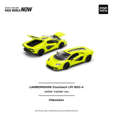 (Pre-Order) 1:64 Lamborghini Countach LP1 800-4 -- Verde Themis (Green) -- Pop Race