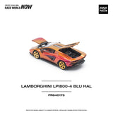 1:64 Lamborghini Countach LPI-800 -- Blu Hal (Red/Orange) -- Pop Race