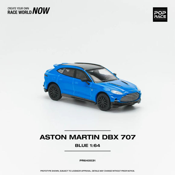 1:64 Aston Martin DBX -- Blue -- Pop Race