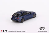 1:64 Audi ABT RS6-R -- Navarra Blue Metallic -- Mini GT MGT00574