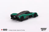 1:64 Aston Martin Valkyrie -- Aston Martin Racing Green -- Mini GT