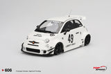 1:18 Fiat Abarth 595 LB-WORKS x Abas Works - Gara White -- TopSpeed Model TS0606