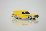 1:64 Holden HX Sandman Panel Van Custom -- Yellow -- Oz Wheels Series 1