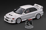 (Pre-Order) 1:18 Mitsubishi Lancer Evolution V (CP9A) w/4G63 Engine -- White -- Ignition Model IG4018