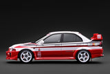 (Pre-Order) 1:18 Mitsubishi Lancer Evolution V (CP9A) -- White/Red -- Ignition Model IG4021
