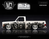(Pre-Order) 1:24 1978 Chevrolet C10 Squarebody Custom -- Dias De Los Muertos -- M2 Machines