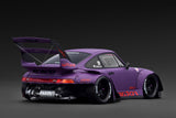 (Pre-Order) 1:18 RWB 993 (Porsche 911) -- "Rotana" Matte Purple -- Ignition Model IG4035