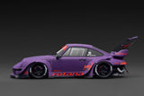 (Pre-Order) 1:18 RWB 993 (Porsche 911) -- "Rotana" Matte Purple -- Ignition Model IG4035