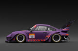 (Pre-Order) 1:18 RWB 993 w/Mr Nakai Figurine -- #18 Rotana Matte Purple -- Ignition Model IG4042