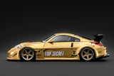 (Pre-Order) 1:18 Nissan Fairlady Z (Z33) 350Z TOP SECRET -- Gold -- Ignition Model IG4046