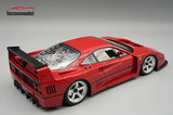 (Pre-Order) 1:18 Ferrari F40 Competizione -- Plain Red - Press Version -- Tecnomodel