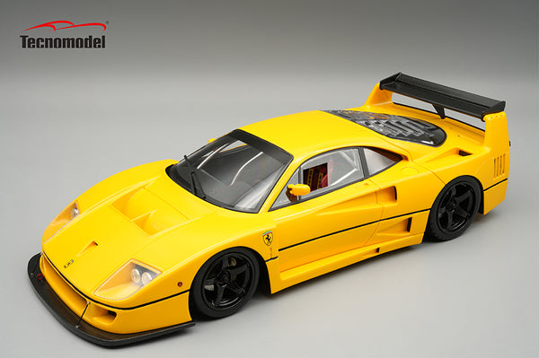 Pre-Order) 1:18 Ferrari F40 Competizione -- Plain Yellow - Press Vers