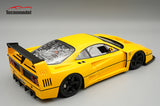(Pre-Order) 1:18 Ferrari F40 Competizione -- Plain Yellow - Press Version -- Tecnomodel