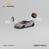1:64 Ferrari 488 LBWK Liberty Walk -- Matte Grey -- CM-Model