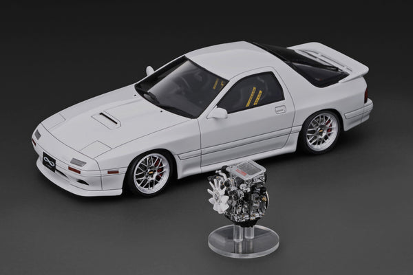 ちぃ さん専用ignition model 1/18 マツダ Savanna Pre-Order) 1:18 Mazda Savanna RX-7 Infini (FC3S) w/13B Engine -- Whit