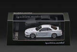 (Pre-Order) 1:64 Nissan Skyline (R34) GTR Mine's -- White -- Ignition Model IG4092