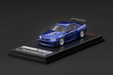 (Pre-Order) 1:64 Nissan Skyline (R34) GTR Mine's -- Blue Metallic -- Ignition Model IG4094