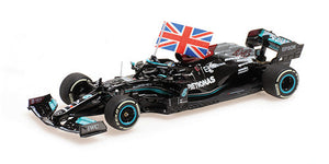 1:43 2021 Lewis Hamilton -- British GP Winner -- Mercedes-AMG W12 -- Minichamps
