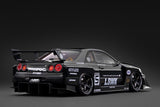 (Pre-Order) 1:18 Nissan LB-ER34 GTR Skyline Super Silhouette -- Black -- Ignition Model IG4135