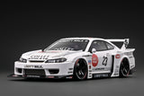 (Pre-Order) 1:18 Nissan S15 Silvia LB-Super Silhouette - #23 White -- Ignition Model IG4137