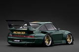 (Pre-Order) 1:18 RWB 993 (Porsche 911) -- Dark Green Metallic -- Ignition Model IG4145
